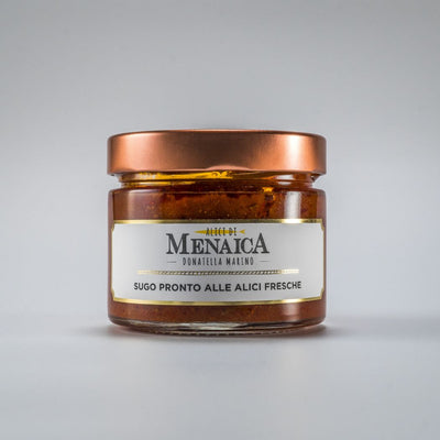 Sugo Pronto alle Alici Fresche 250 gr Alici di Menaica, artigianale, vendita online a prezzi competitivi su www.finetaste.it