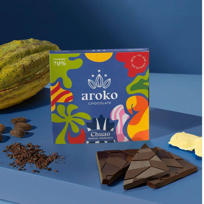 AROKO CHOCOLATE - Chuao Aragua, Venezuela, Cioccolato Fondente 70% vendita online a prezzi competitivi su  www.finetaste.it
