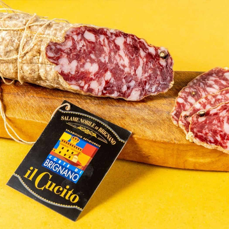 Salame Artigianale “Nobile” di Brignano “Cucito” vendita online su www.finetaste.it