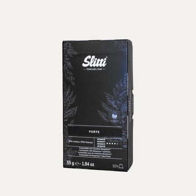 SLITTI – Capsule Forte (compatibili Nespresso) 10 capsule vendita online a prezzi competitivi su www.finetaste.it