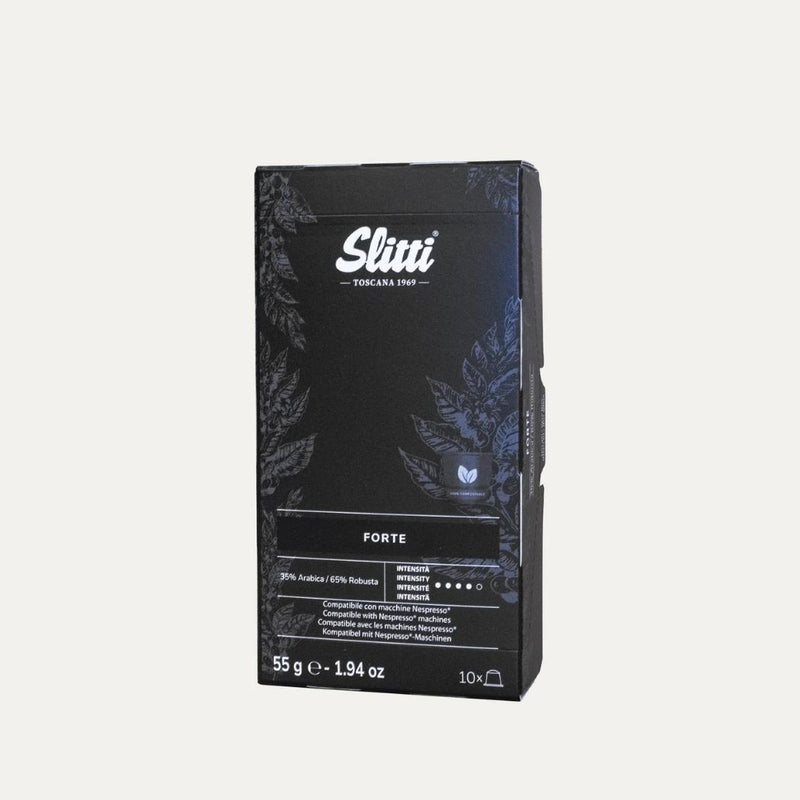SLITTI – Capsule Forte (compatibili Nespresso) 10 capsule vendita online a prezzi competitivi su www.finetaste.it