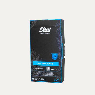 SLITTI – Capsule Decaffeinato (compatibili Nespresso) 10 capsule vendita online a prezzi competitivi su www.finetaste.it
