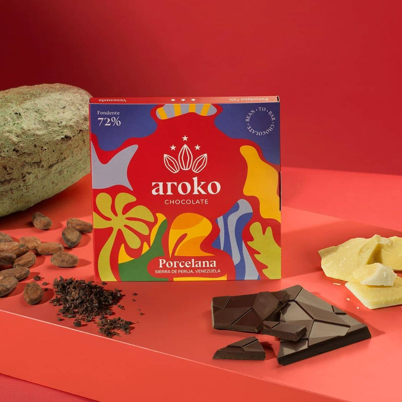 AROKO CHOCOLATE – Porcelana, Sierra de Perija Venezuela, Cioccolato Fondente 72% vendita online a prezzi competitivi su www.finetaste.it
