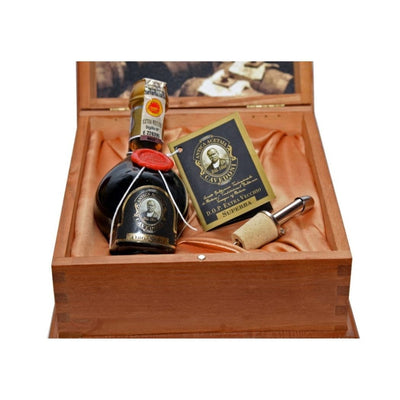 Acetaia Cavedoni - Aceto Balsamico TRADIZIONALE di Modena DOP EXTRAVECCHIO (80 anni) fronte vendita online a prezzi competitivi su www.finetaste.it