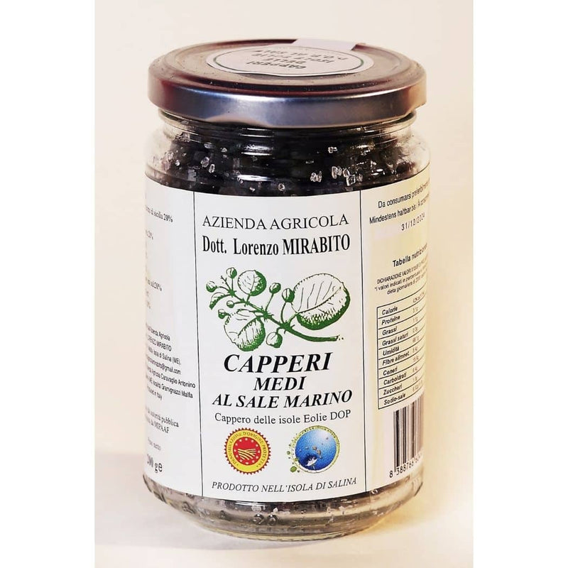 Capperi Medi delle Isole Eolie DOP al Sale Marino vendita online a prezzi competitivi su www.finetaste.it