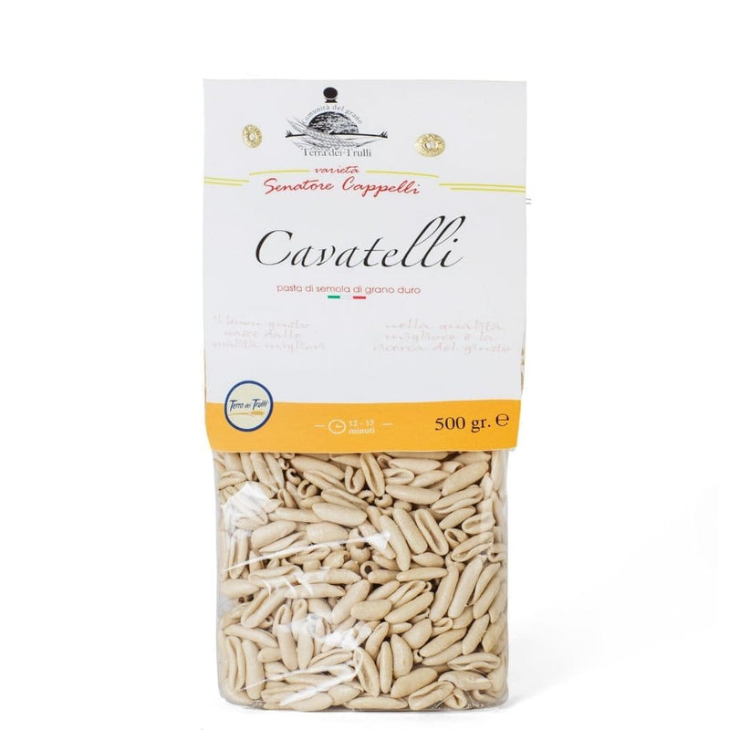Cavatelli  Senatore Cappelli pasta artigianale di semola di grano duro foto  confezione vendita online a prezzi competitivi su www.finetaste.it