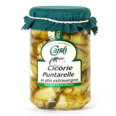 Cicorie Puntarelle in olio extravergine di oliva Caroli vendita online a prezzi competitivi su www.finetaste.it