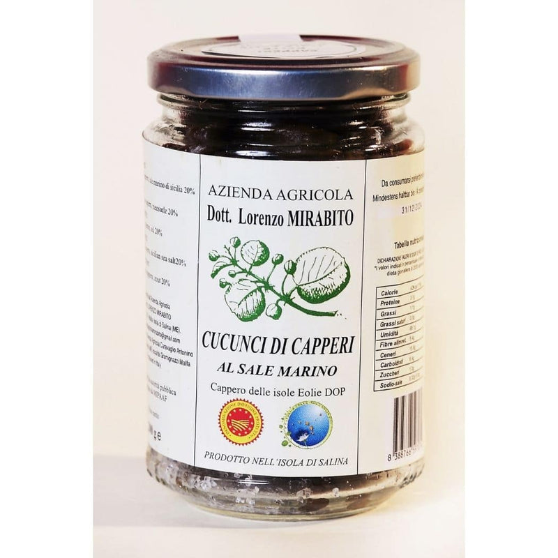 Cucunci di Capperi delle Isole Eolie DOP al Sale Marino vendita online a prezzi competitivi su www.finetaste.it