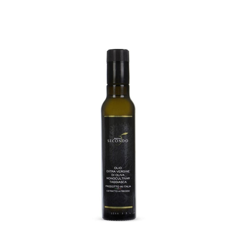 Frantoio Secondo Olio Extravergine di Oliva  monocultivar taggiasca 250 cl foto frontale vendita online a prezzi competitivi su www.finetaste.it