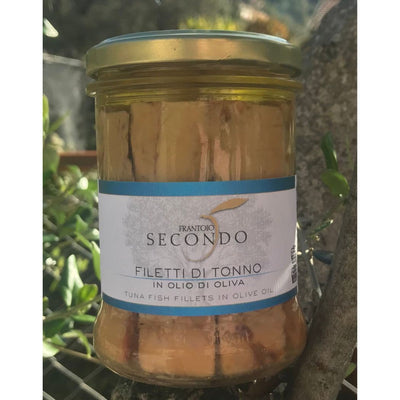 Frantoio Secondo – Filetti di tonno sott’olio  di oliva vendita online a prezzi competitivi su www.finetaste.it