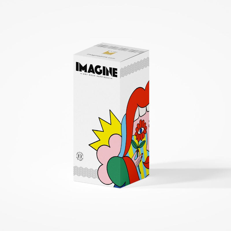Imagine - Gin analcolico - confezione esterna - vendita online a prezzi competitivi su www.finetaste.it