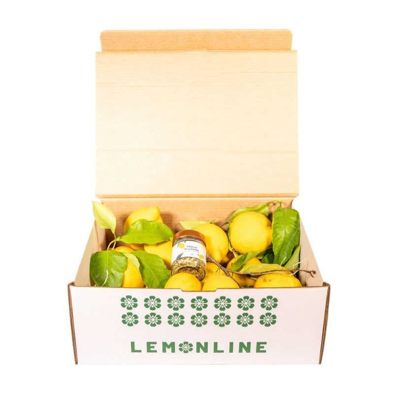 Box Limoni Naturali e barattolo foglie essicate vendita online a prezzi competitivi su www.finetaste.it