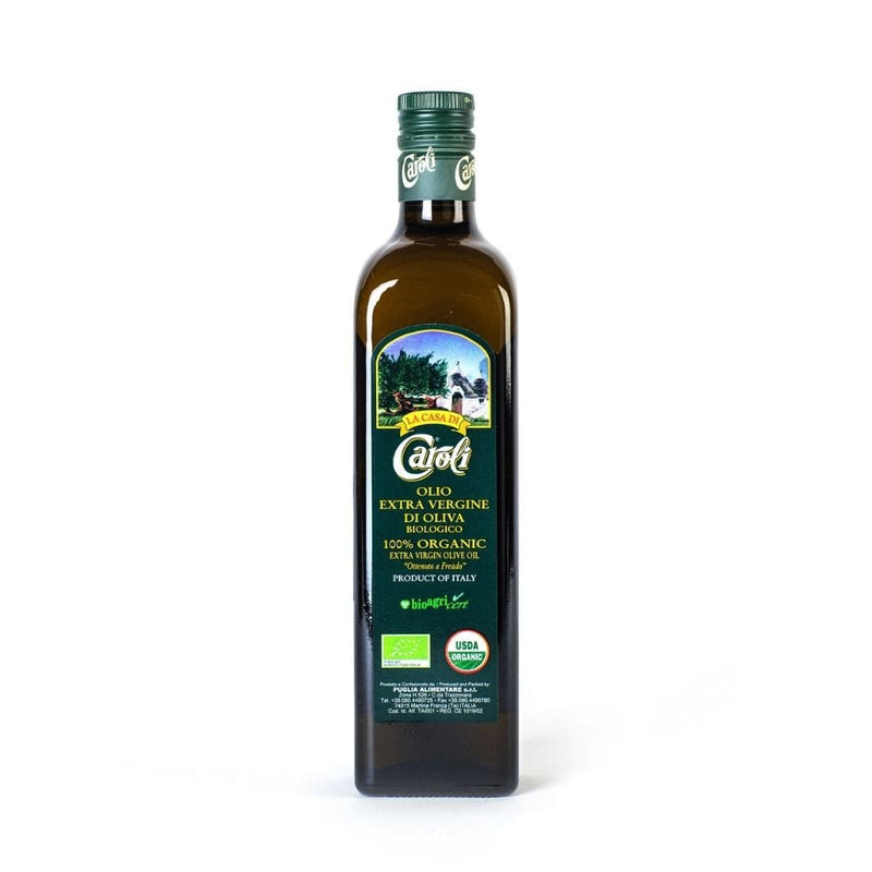 Olio extravergine di oliva biologico pugliese La Casa di Caroli foto confezione vendita online a prezzi competitivi su www.finetaste.it