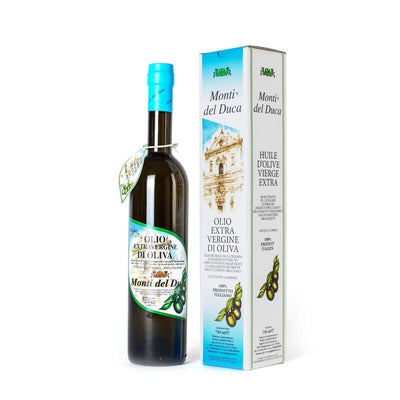 Olio extravergine di oliva pugliese Monti del Duca foto confezione vendita online a prezzi competitivi su www.finetaste.it