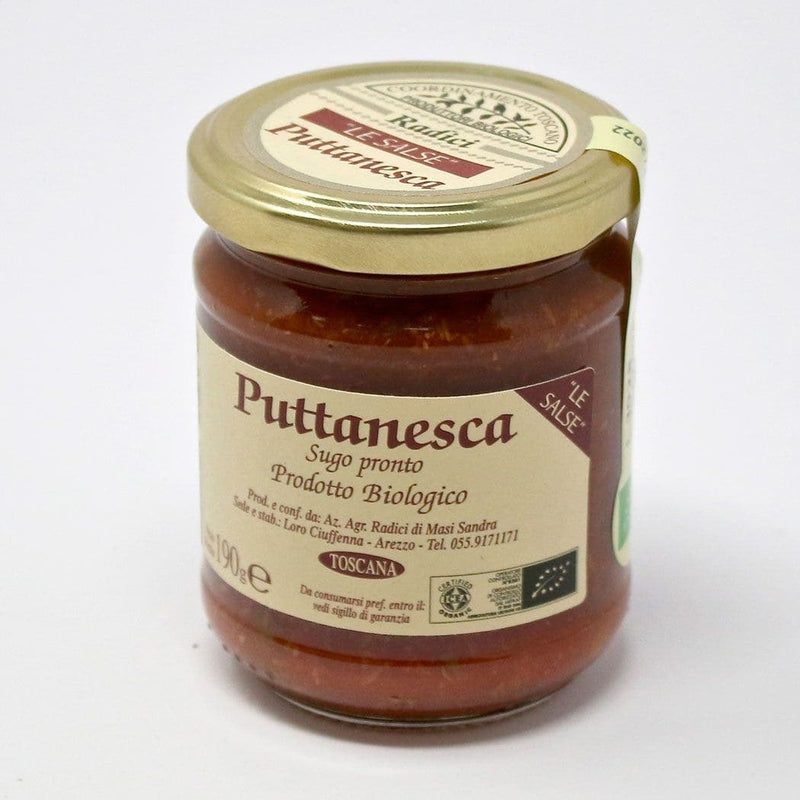 Sugo alla Puttanesca artigianale biologico e biodinamico vendita online su www.finetaste.it