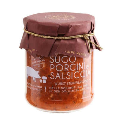 Sugo artigianale porcini e salsiccia vendita online  a prezzi competitivi su www.finetaste.it