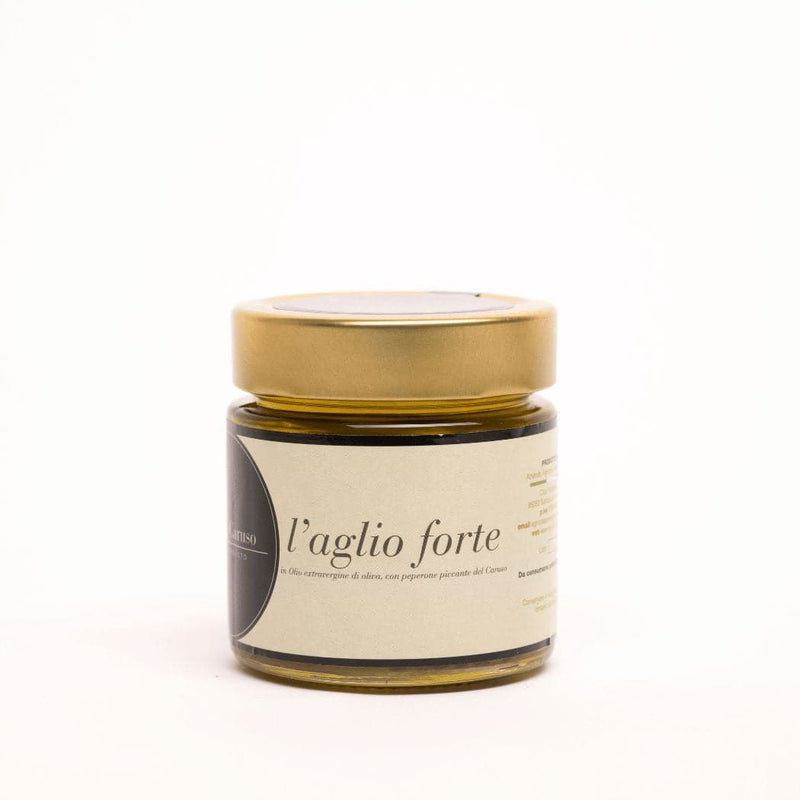 Aglio artigianale sott’olio extravergine di oliva vendita online su www.finetaste.it