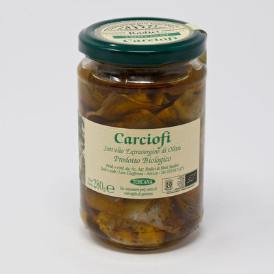 Carciofi sott’olio artigianali e biologici biodinamici in olio EVO in vendita online su www.finetaste.it