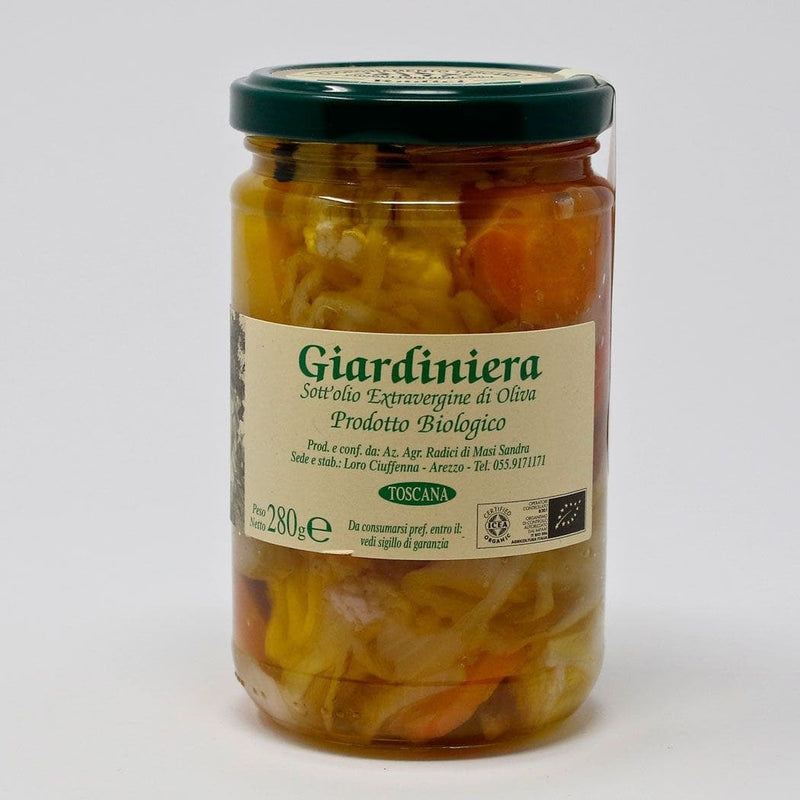 Giardiniera artigianale e biologica in olio EVO vendita online su www.finetaste.it