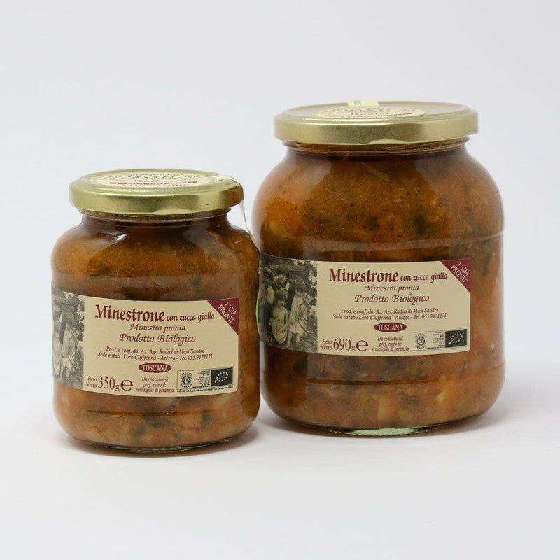 Minestrone con Zucca gialla artigianale e biologico biodinamico vendita online su www.finetaste.it