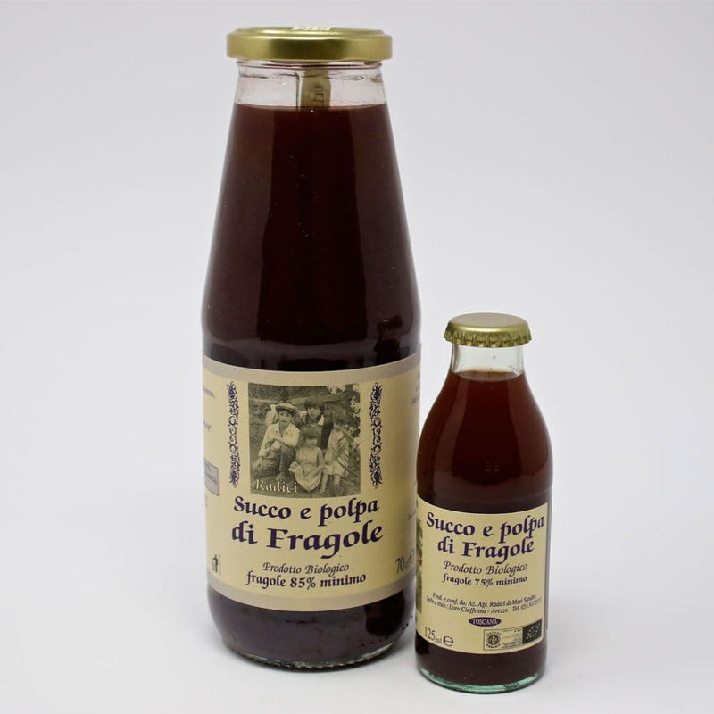 Succo di Fragole artigianale e biologico vendita online su www.finetaste.it